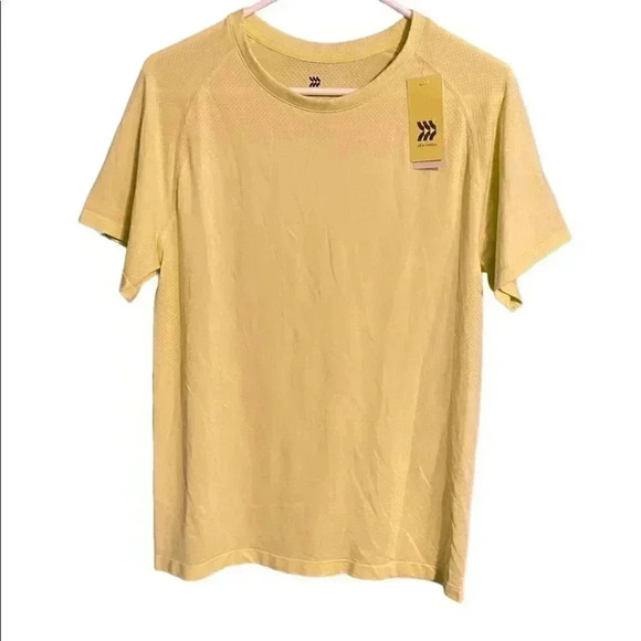 All in Motion Yellow Seamless Short Sleeve Shirt - Picture 1 of 6